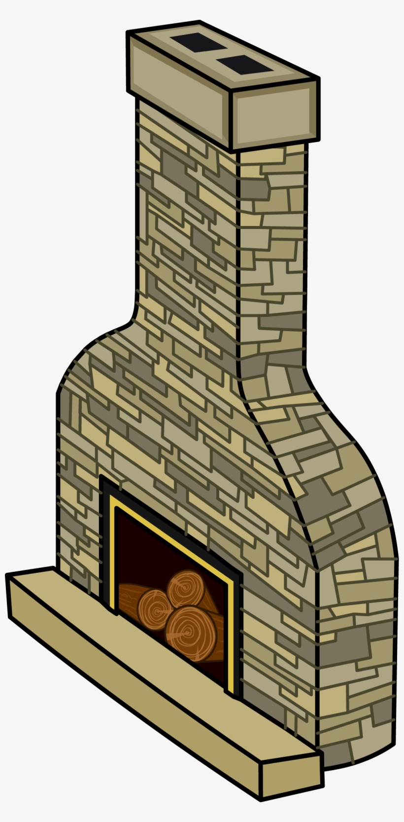 Cozy Fireplace Sprite 011 - Hearth, transparent png download