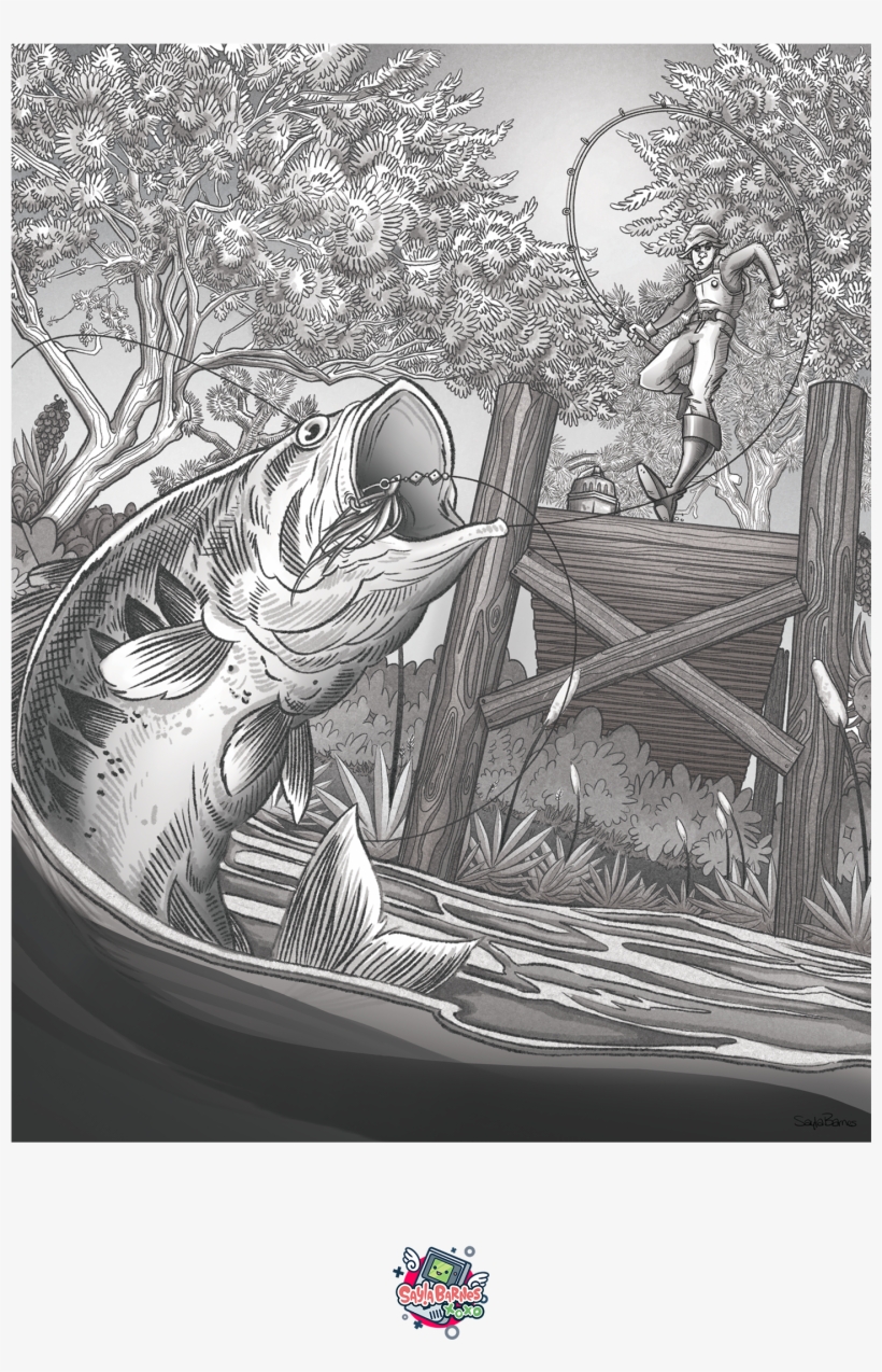 Free Gone Fishing Png - Photography, transparent png download
