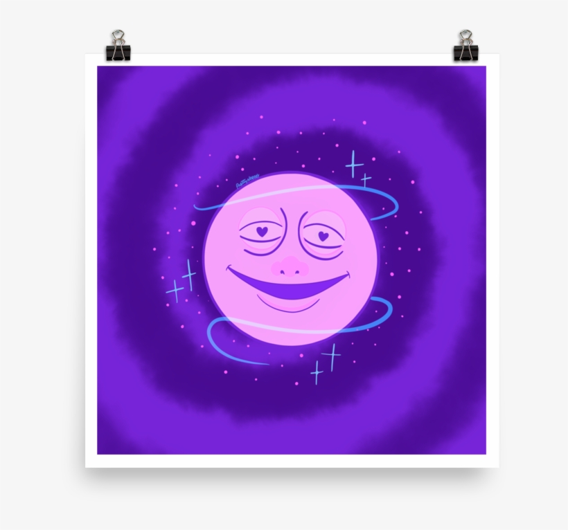 Moon Print - Smiley, transparent png download