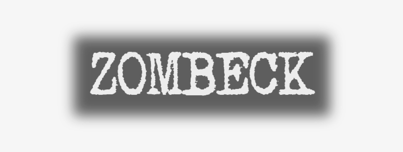 Zombeck Logo White Blur, transparent png download