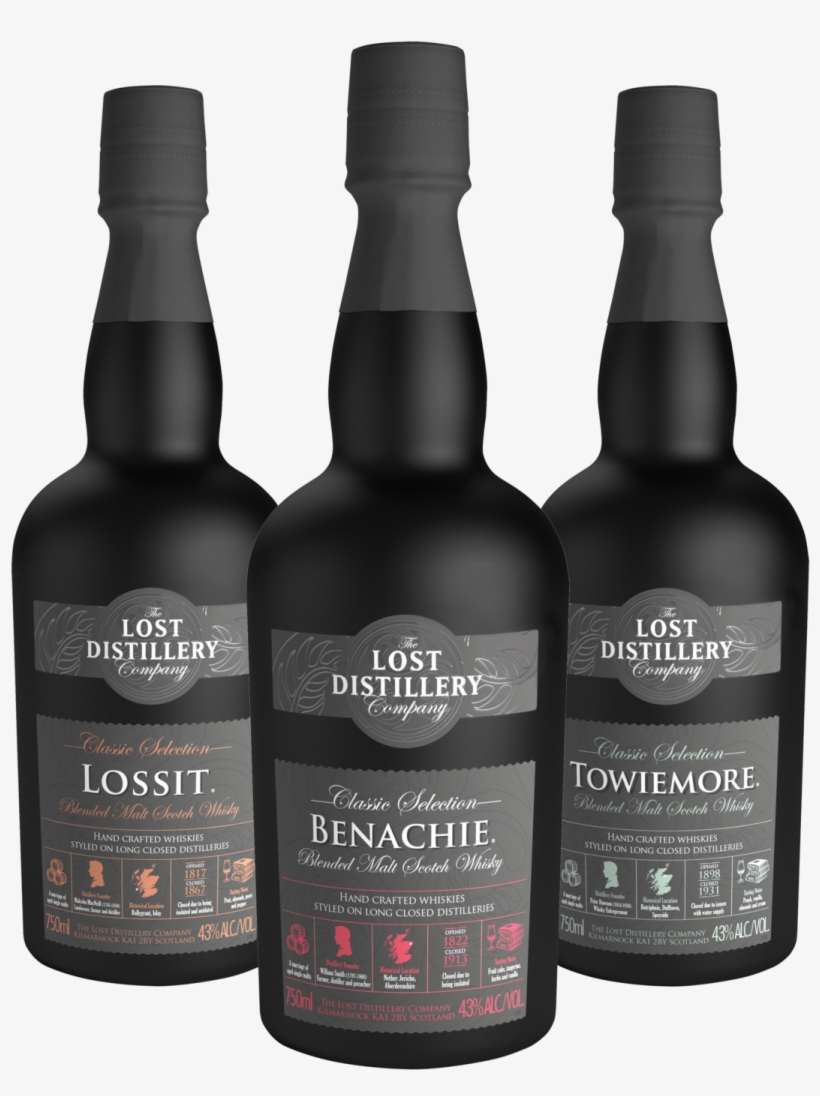 Towiemore Scotch Whisky - Lossit - Classic Selection (the Lost Distillery Company), transparent png download