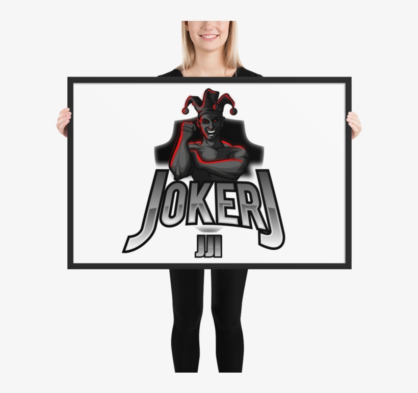 Joker J Innovations Framed Luster Posters - Poster, transparent png download
