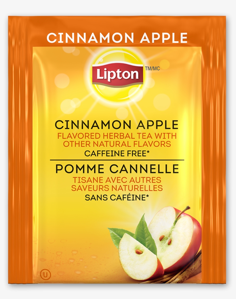 Lipton Cinnamon Apple Herbal Tea 28 Count - Lipton, transparent png download