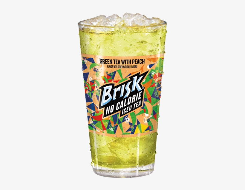Grab An Iced Cold No Calorie Brisk And Chug Down The - Brisk No Calorie Green Tea Peach, transparent png download