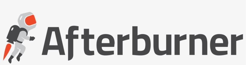 Afterburner Hosting - Black-and-white, transparent png download