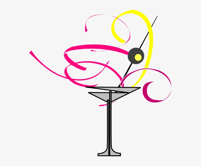 Martini Glass Clip Art - Cocktail Glass, transparent png download