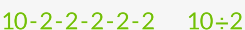 Multiplication Division Same But Different 10 Div 2 - Parallel, transparent png download