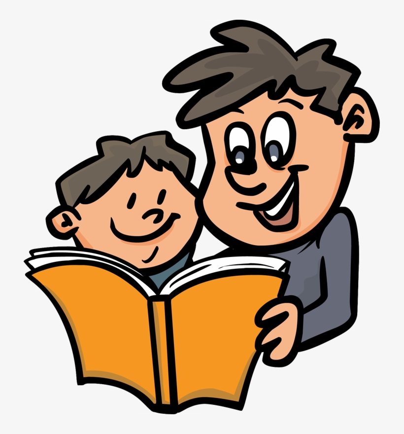 Team Kahikatea Png Royalty Free Download - Parent Reading Clipart, transparent png download