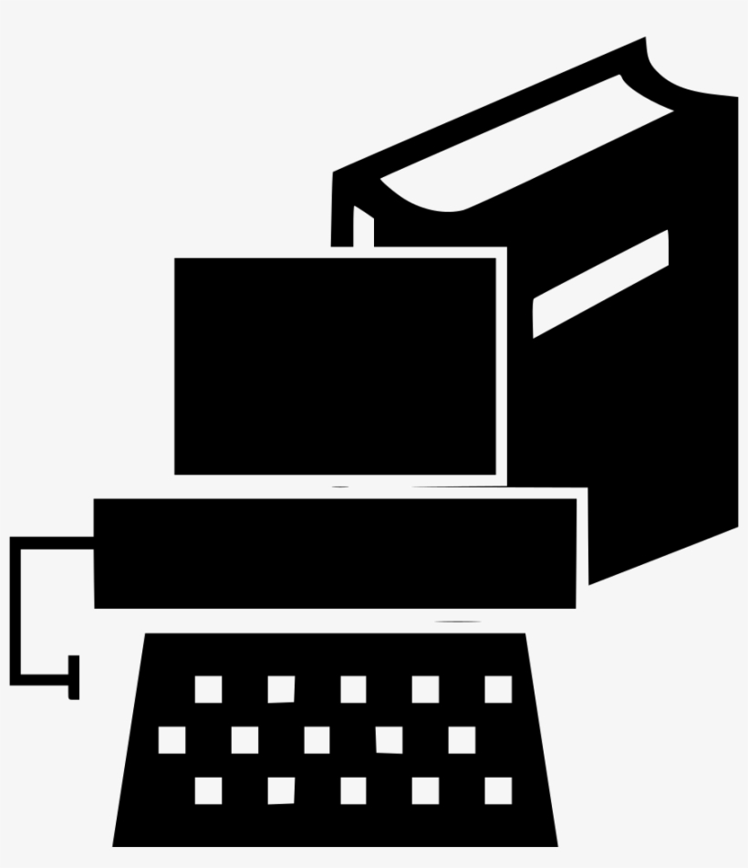 E Books Vector Symbol Simple Comments - Typewriter, transparent png download