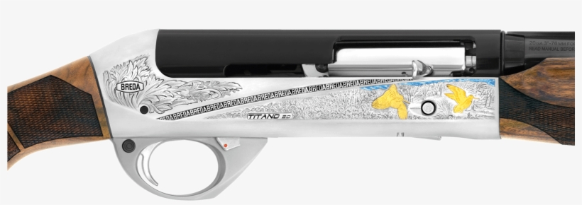 Nueva Escopeta Semiautomática Breda Modelo Titano Calibre - Firearm, transparent png download