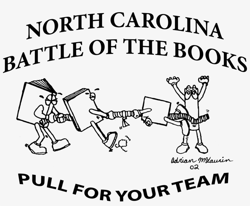 Black And White Logo - Nc Battle Of The Books, transparent png download