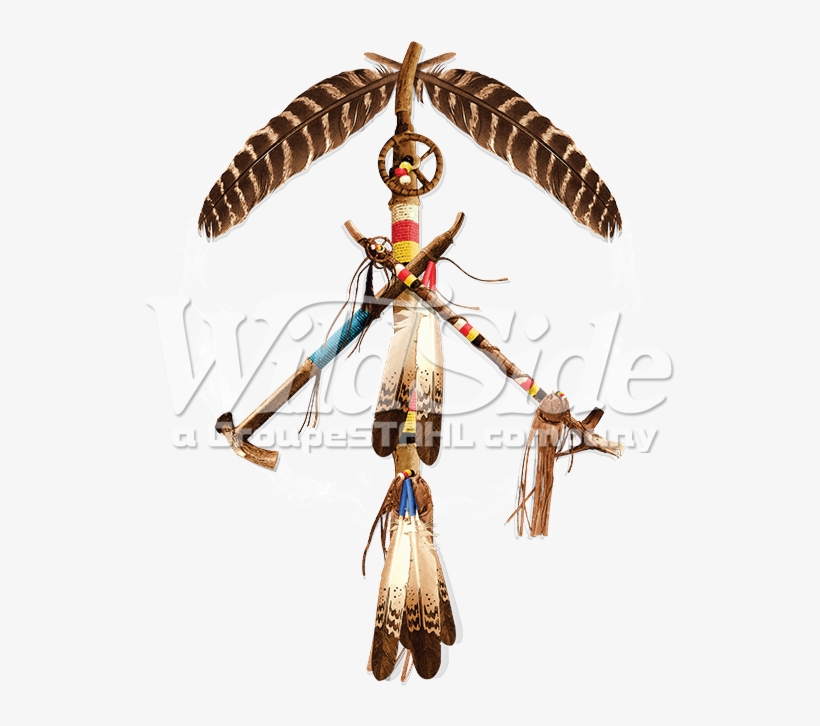 Native American Peace Pipes - 6 Pieces - Natural Barred Wild Turkey Rounds Wing Quill, transparent png download