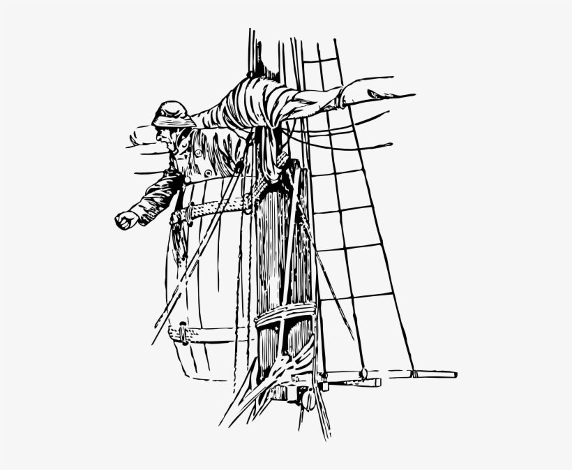 Sailor In Crows Nest, transparent png download