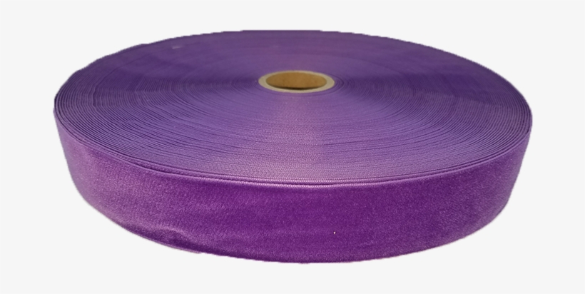 Purple Thick Premium Velvet Ribbon 1 1/2 Inch Thick - Circle, transparent png download
