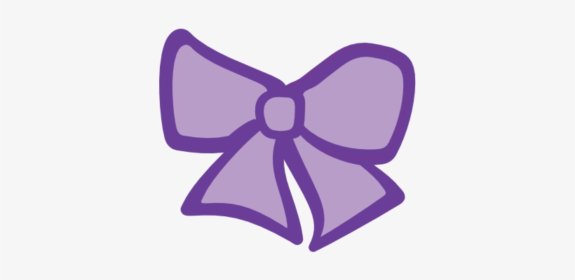 Lavender Clipart Heather - Purple Bow Clip Art, transparent png download