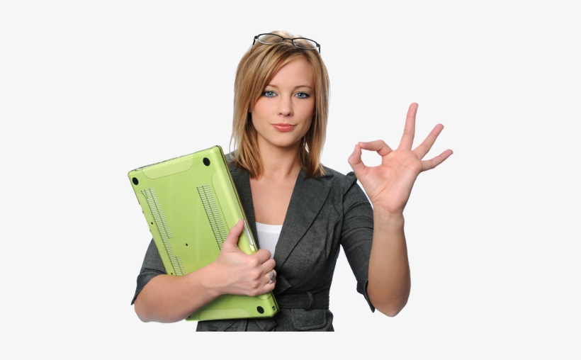 Happy Business Woman Png, transparent png download