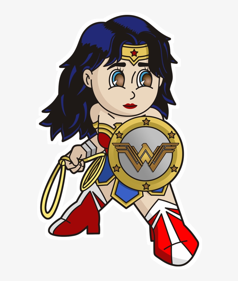 Desenho Da Mulher Maravilha Png - Wonder Woman, transparent png download