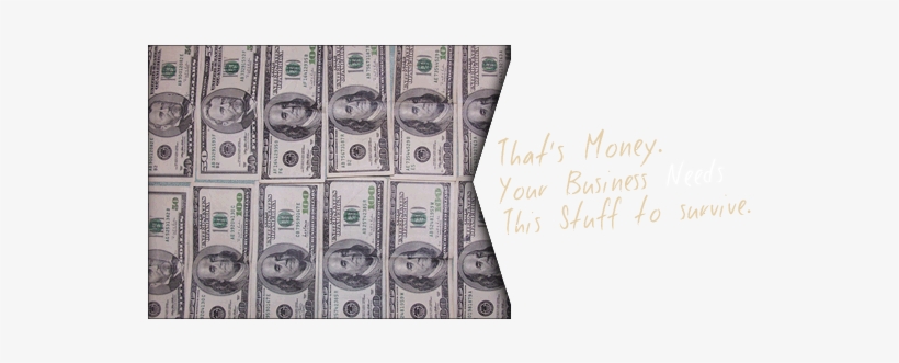 100 Dollar Bill - Designer Strips - Edible Cake Side, transparent png download