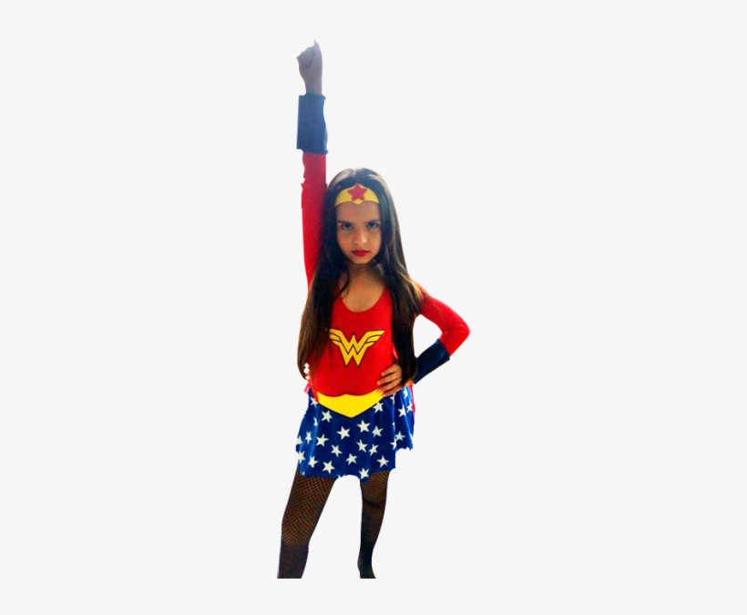 Fantasia De Mulher Maravilha Infantil, transparent png download