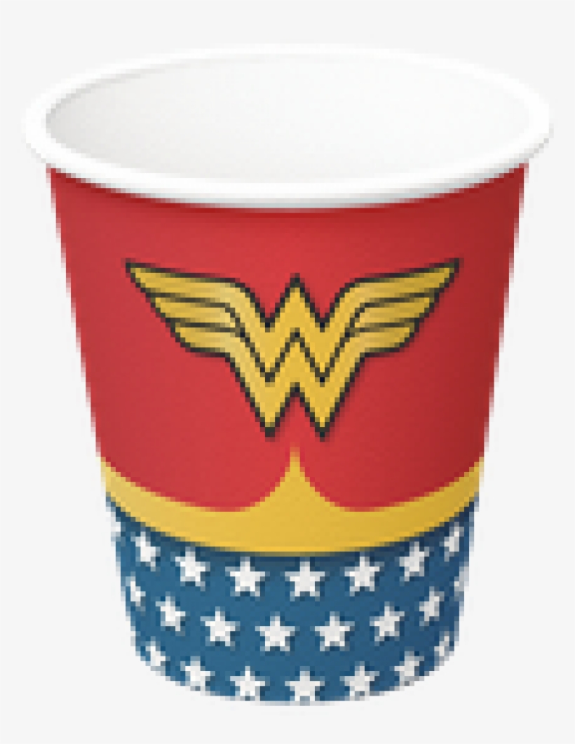 Copo De Papel Mulher Maravilha - Spoontiques Universal/smartphones - Wonder Woman Logo, transparent png download