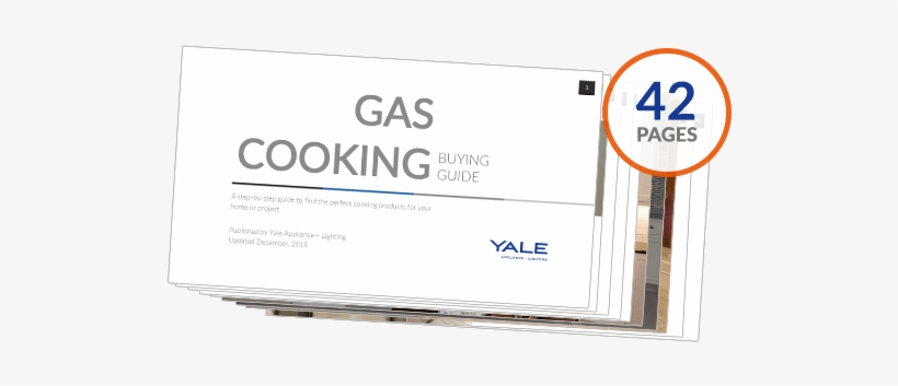 Gas Cooking Guide Cover Pages - Yale Appliance, transparent png download