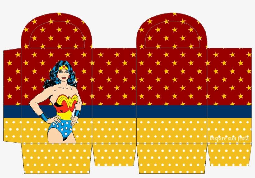 Sacolinha - Kit Digital Mulher Maravilha, transparent png download