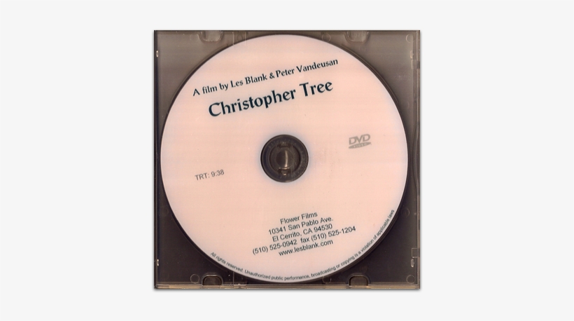 Christopher Tree Dvd - Jpeg, transparent png download