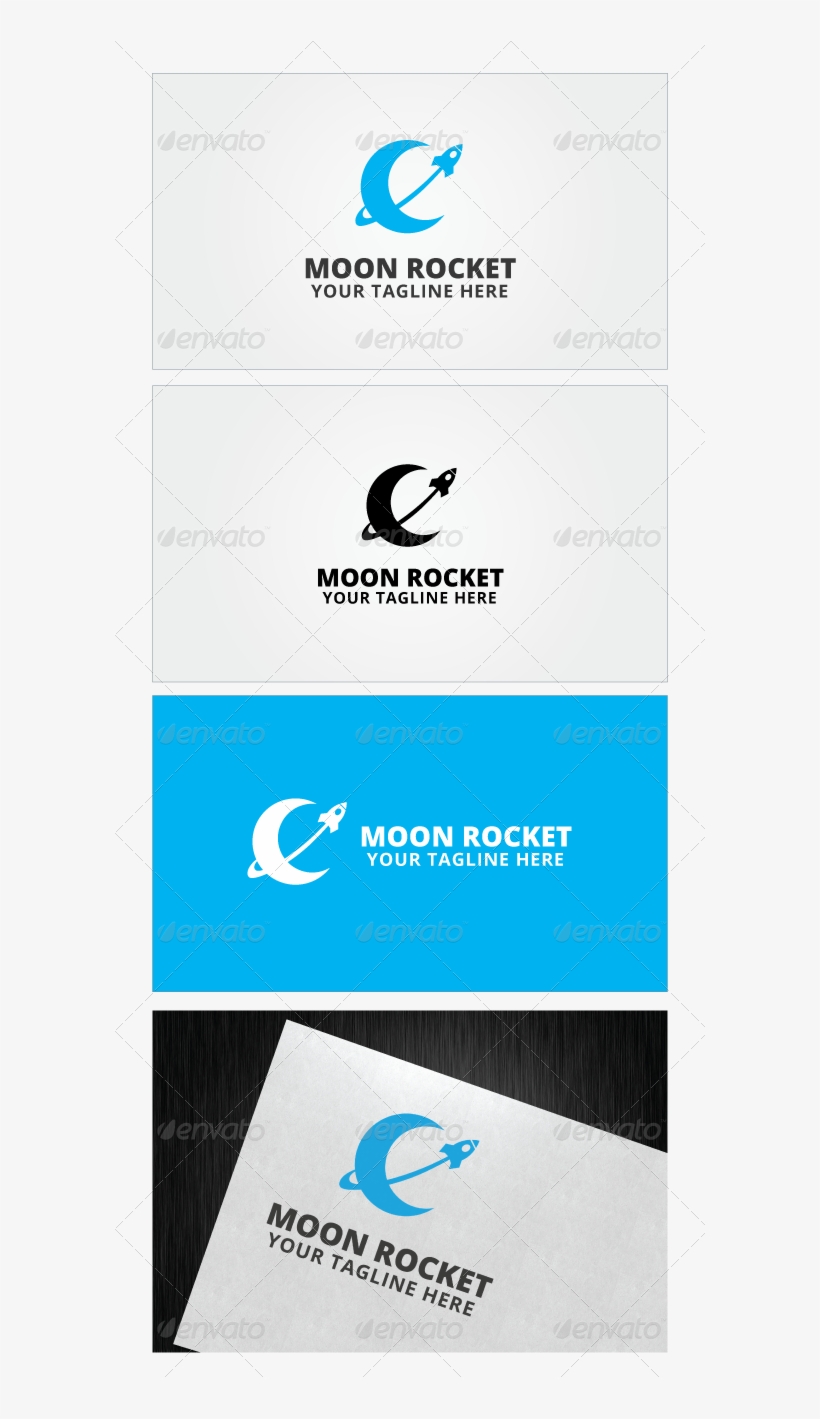 Moon Rocket Logo Template Photoshop Psd - Cloud People, transparent png download
