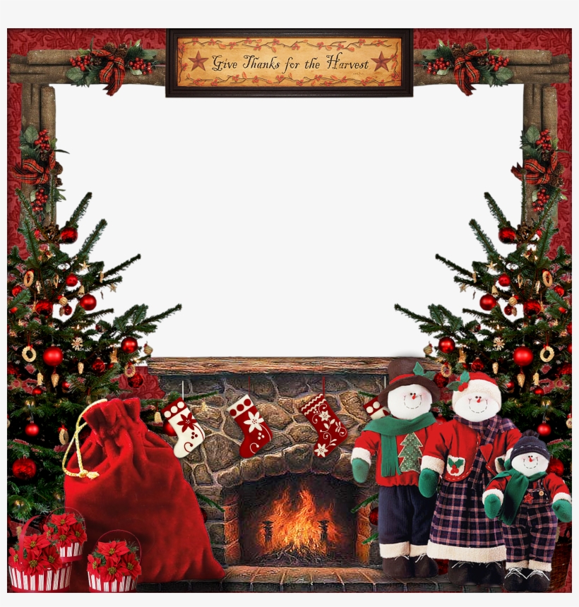 Marcos Navideños Infantiles Png - Merry Christmas Small Tree With Red Decorations Card, transparent png download