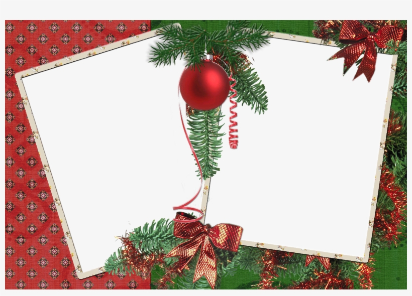 Marcos Navideños Para Fotografia Ii - Marcos De Fotos Navideños, transparent png download