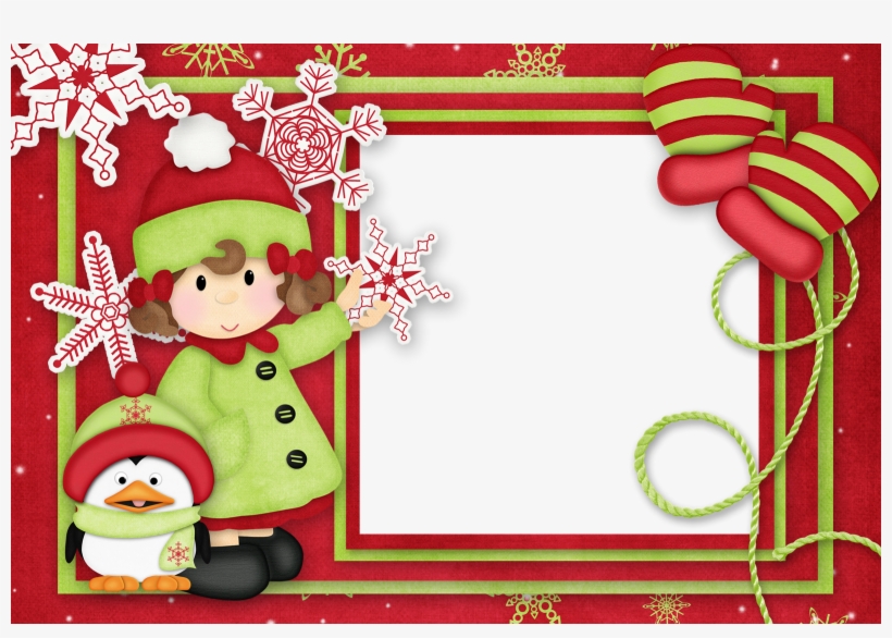 Marcos Navideños Png - Marcos Navideños Infantiles, transparent png download