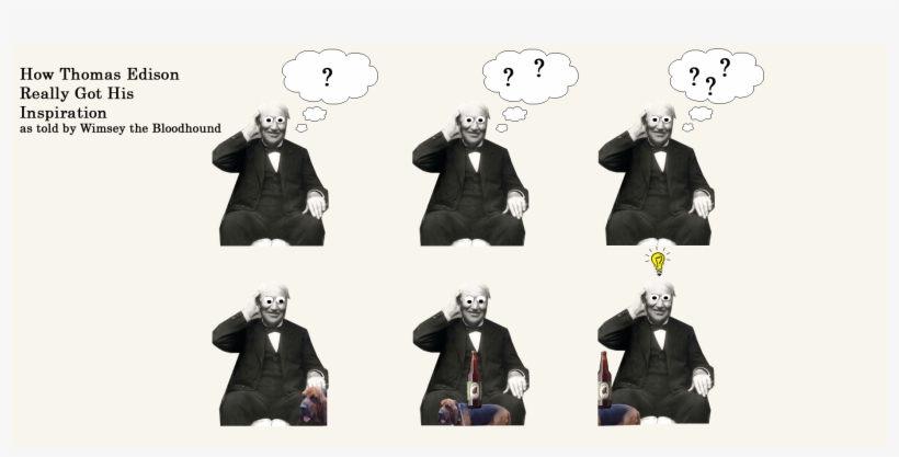 That Time Thomas Edison - Illustration, transparent png download