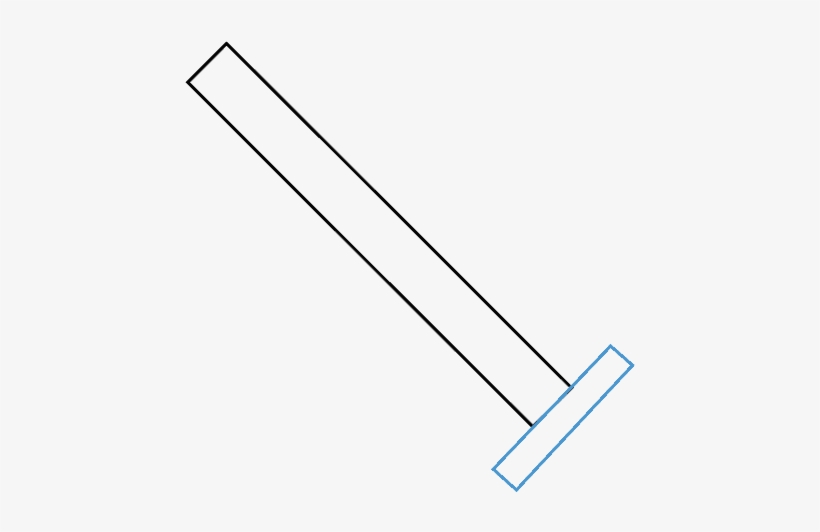 How To Draw Sword - Line Art, transparent png download