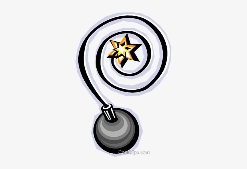 Bomb With A Long Fuse Royalty Free Vector Clip Art, transparent png download