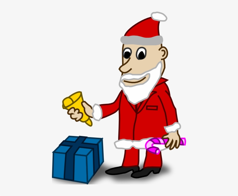This Free Clip Arts Design Of Santa 3 - Comic Characters, transparent png download