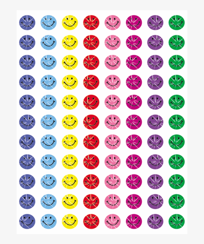 Tcr5783 Happy Faces Sparkle Mini Stickers Super Valu-pak - Teacher Created Resources 6631 Mini Happy Face Sparkle, transparent png download