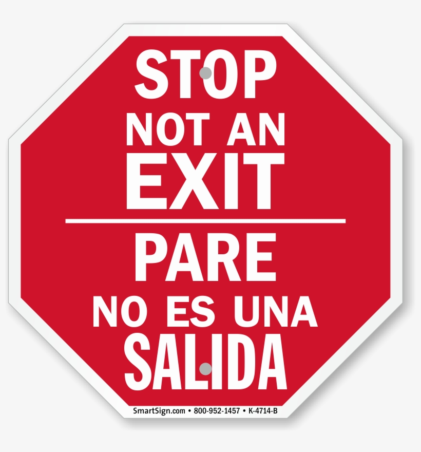Zoom, Price, Buy - Stop Not An Exit Sign, transparent png download