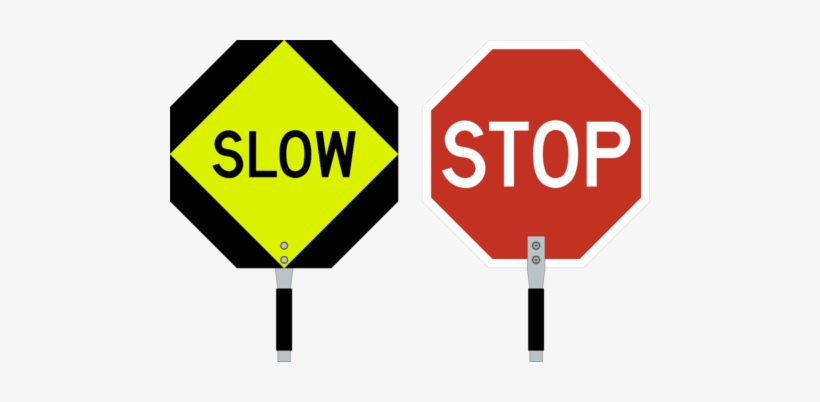 Mc-44 A - Stop/slow Paddles - Stop Sign Kids, transparent png download