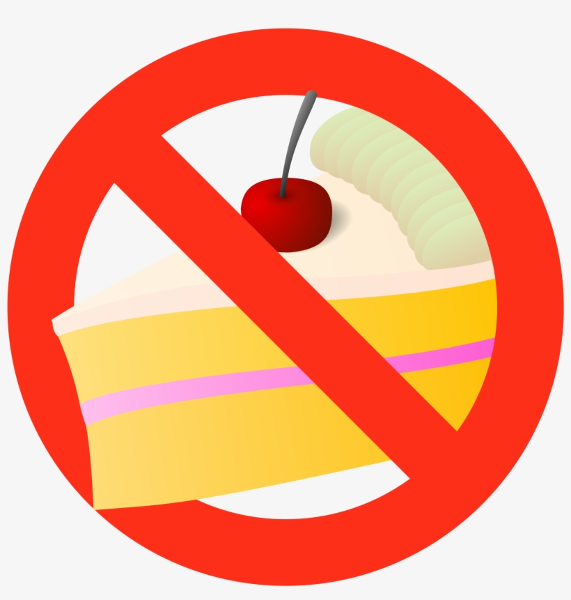 This Free Icons Png Design Of No Cake Sign, transparent png download
