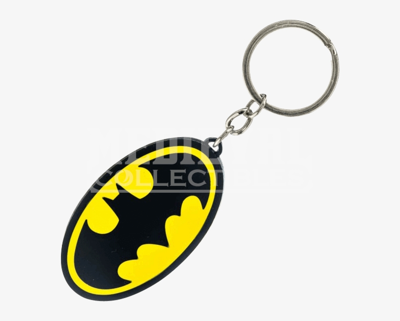Classic Oval Batman Logo Keychain - Batman, transparent png download