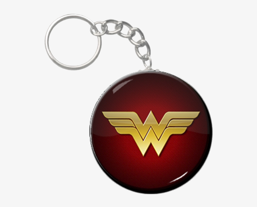 Wonder Woman Logo - A&t Designs Trailer Keys 2.25" Keychain, transparent png download