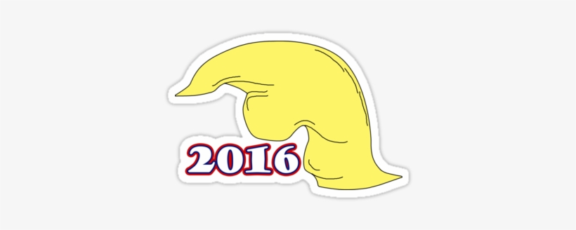 Donald Trump Side Hair 2016 Election President By Statepallets - Illustration, transparent png download