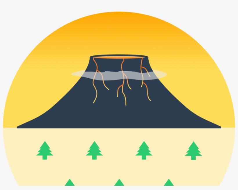Volcano, transparent png download