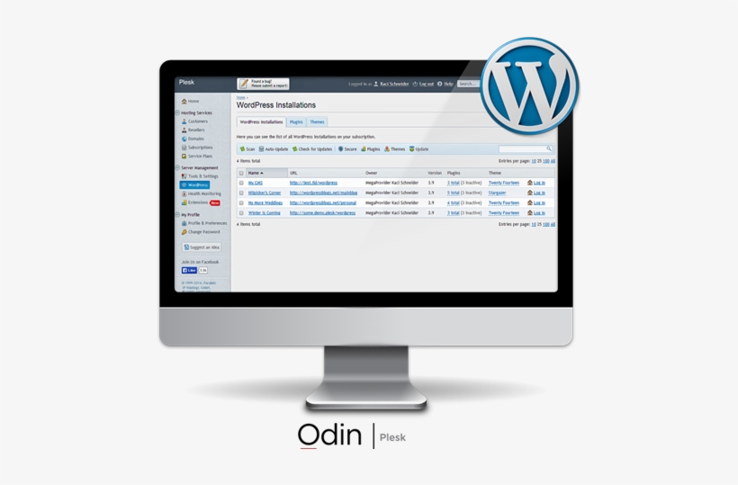 Wordpress Installations Screen Full Ui - Pilates Website, transparent png download