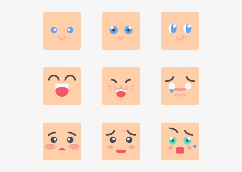 Emoji Cartoon Face - Vector Graphics, transparent png download