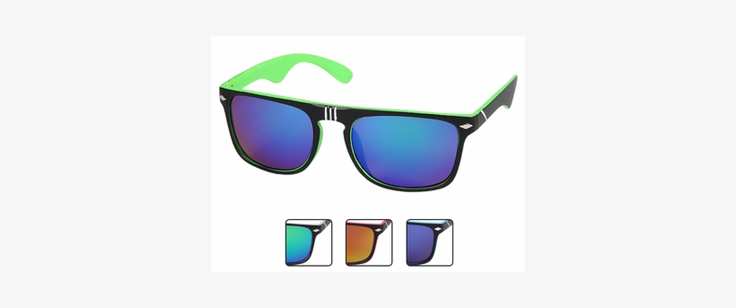 Sunglasses Panto Nerd Style Diamond Tip 400uv Colorful - Sunglasses, transparent png download