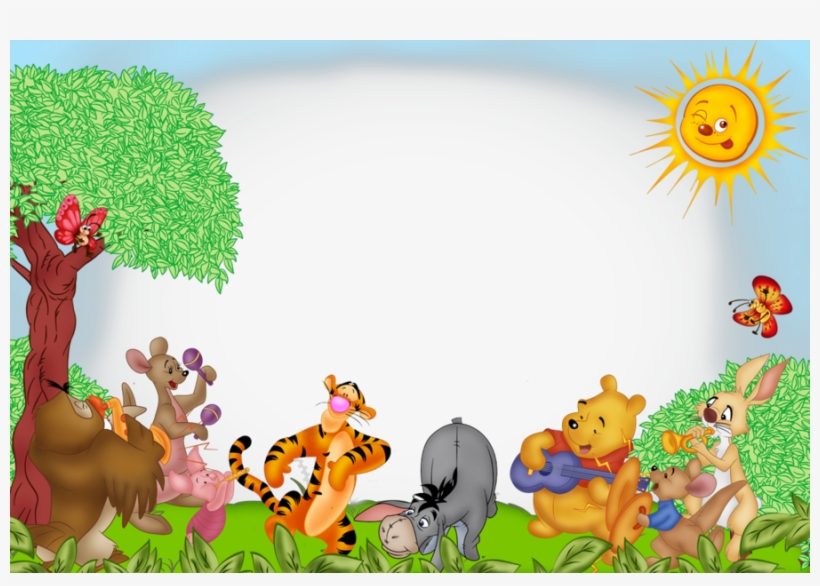 Winnie Pooh Marco Png Clipart Winnie The Pooh Eeyore - Marcos De Winnie Pooh, transparent png download