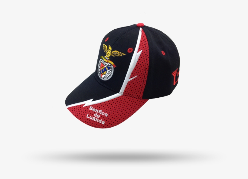 Multi- Panel Black And Red Kid Baseball Trim Cap With - Baseball Cap, transparent png download