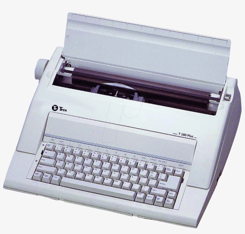 Portable Typewriter Twen Twen 180 Plus - Nakajima Electronic Typewriter Ax 150, transparent png download