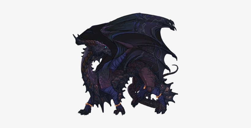 They Are Such A Classic Dragon Silhouette, Powerful - Flight Rising Gold Accents, transparent png download